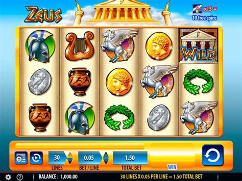 zeus slot machine free play
